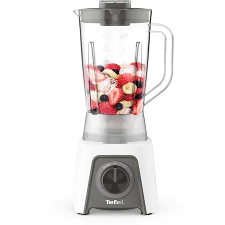 Блендер, Tefal BL2C0130, Blendeo+, 450W, 2 speeds, 4 blades, 1.25 LU plastic jar, white - image 3