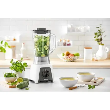 Μπλέντερ, Tefal BL2C0130, Blendeo+, 450W, 2 ταχύτητες, 4 λεπίδες, πλαστική κανάτα 1.25 LU, λευκό - image 8