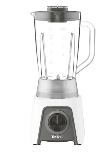Blender, Tefal BL2C0130, Blendeo+, 450W, 2 viteze, 4 lame, vas din plastic 1.25 LU, alb - 1