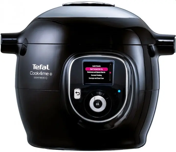Мултикукър, Tefal CY855830 Cook4me Connect + 150 BG recipes, 6L, black