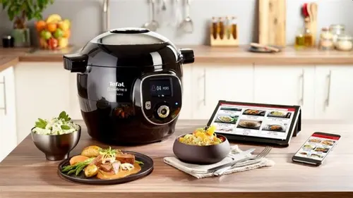 Мултикукър, Tefal CY855830 Cook4me Connect + 150 BG recipes, 6L, black - image 10