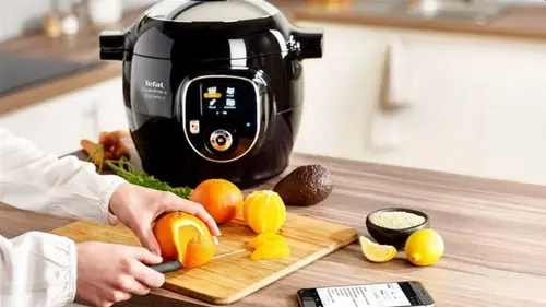 Мултикукър, Tefal CY855830 Cook4me Connect + 150 BG recipes, 6L, black - image 11