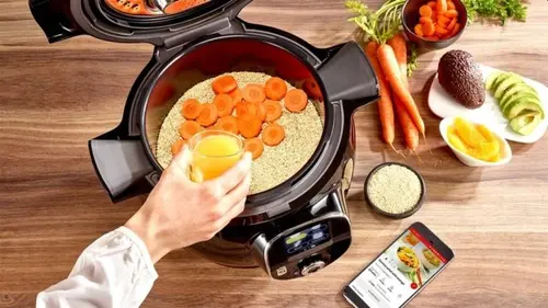 Мултикукър, Tefal CY855830 Cook4me Connect + 150 BG recipes, 6L, black - image 12