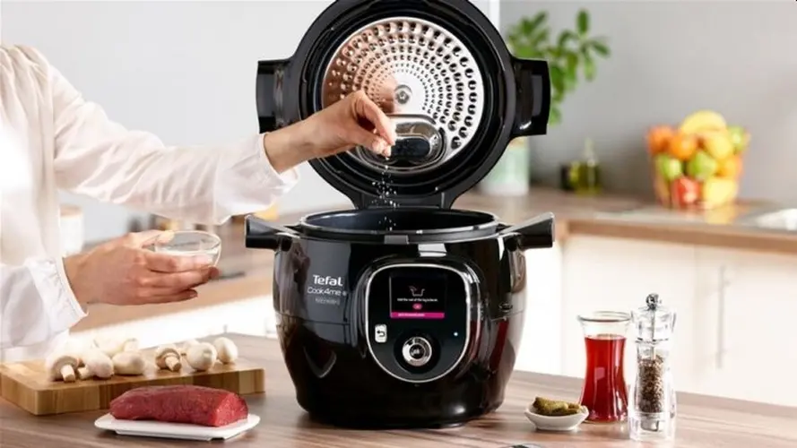 Мултикукър, Tefal CY855830 Cook4me Connect + 150 BG recipes, 6L, black - image 13