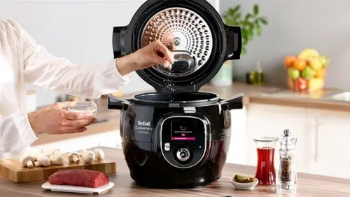 Мултикукър, Tefal CY855830 Cook4me Connect + 150 BG recipes, 6L, black - image 13