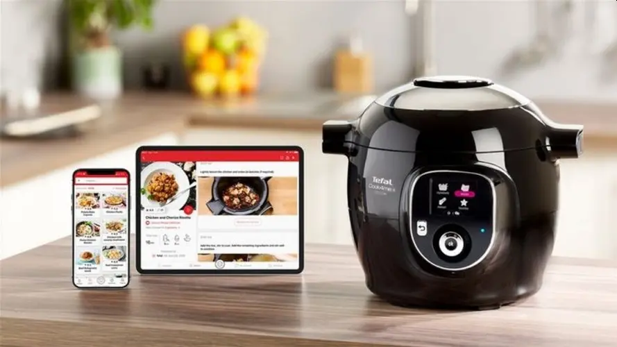Мултикукър, Tefal CY855830 Cook4me Connect + 150 BG recipes, 6L, black - image 9