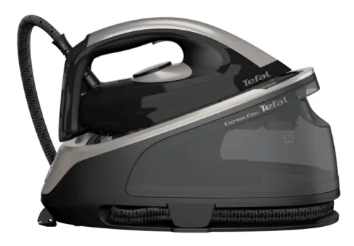 Парогенератор, Tefal SV6140E0, Express Easy, black, 2200W, non boiler, heat up 2min, manual setting, pump 6bars, shot 120g/min, steam boost 380g/min, Ceramic Express Gliding soleplate, removable water tank 1,7L, auto off, eco, lock system, Calc Clear tech (no cartdrige
