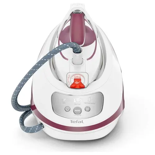 Парогенератор, Tefal SV9201E0, Express Protect, red, 2800W, manual temp settings, 7.5bars, 130g/min, steam boost 530g/min, Durilium Airglide Autoclean soleplate, AD, AO, removable water tank 1,8L, calc collector, lock system, fast heat up 2min - image 2