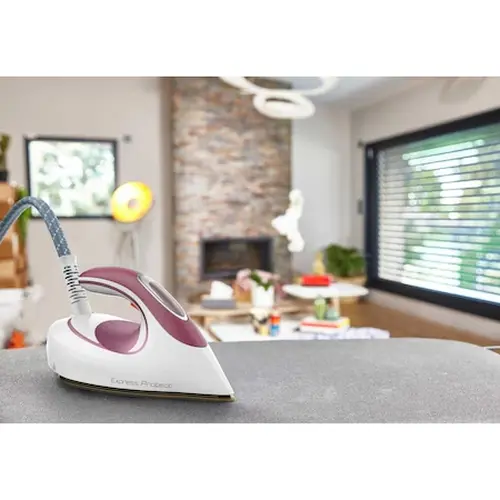 Парогенератор, Tefal SV9201E0, Express Protect, red, 2800W, manual temp settings, 7.5bars, 130g/min, steam boost 530g/min, Durilium Airglide Autoclean soleplate, AD, AO, removable water tank 1,8L, calc collector, lock system, fast heat up 2min - image 9