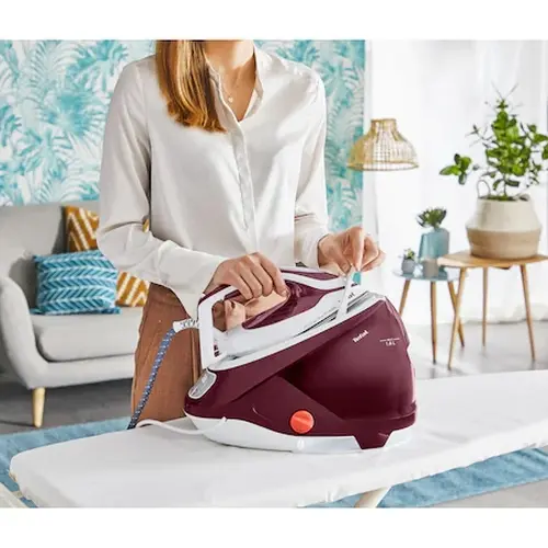 Σύστημα σιδερώματος με ατμογεννήτρια, Tefal GV9220E0, ProExpress Protect, κόκκινο, 2600W, ηλεκτρονικές ρυθμίσεις θερμοκρασίας, 7,5bars, 135g/min - 15