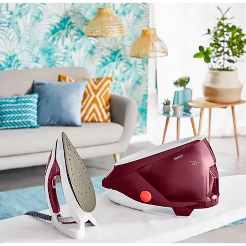 Σύστημα σιδερώματος με ατμογεννήτρια, Tefal GV9220E0, ProExpress Protect, κόκκινο, 2600W, ηλεκτρονικές ρυθμίσεις θερμοκρασίας, 7,5bars, 135g/min - image 4