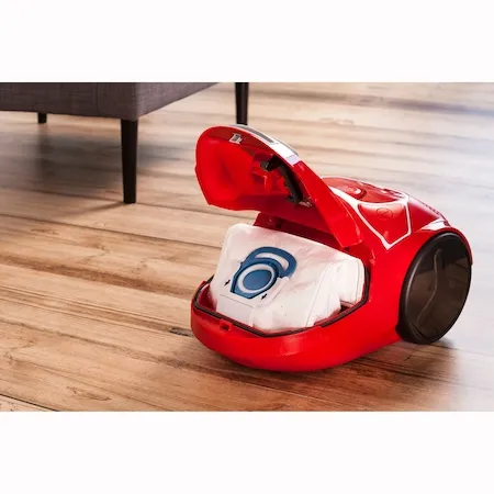 Прахосмукачка, Rowenta RO3953EA, Compact Power parquet ACAA, 75db, H+ bag, SPA upgrade suction head, TTM + XL with brush, parquet + crevice tool 2 in 1 + upholstery nozzle, color red - image 4