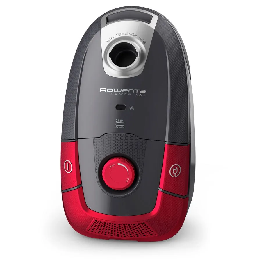 Прахосмукачка, Rowenta RO3186EA, POWER XXL GREY & RED, 4,5L, 450W, 72dB, PRECISION FLEX Mini Turbo Brush, Parquet, 2 in 1(crevice+brush) - image 2