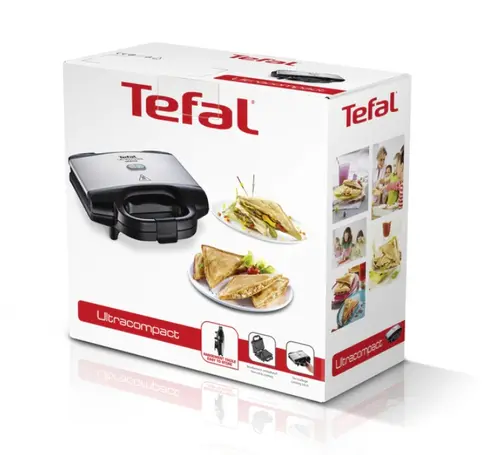 Σαντουιτσιέρα, Tefal SM155212, SDW U.COMPACT BLK INOX CUT - 4