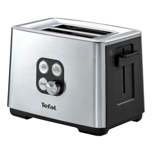 Тостер, Tefal TT420D30, Ultra mini, Toaster, 700W, 2 Hole, 6 Stage thermostat, Stainless steel