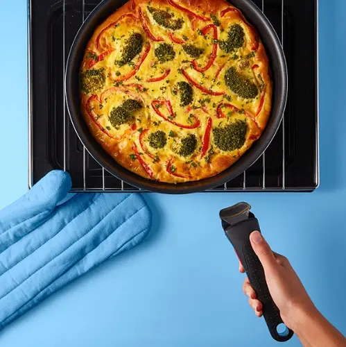 Комплект тигани и тенджери, Tefal L1539153 Easy Cook & Clean wok26 + stp24 + handle - image 6