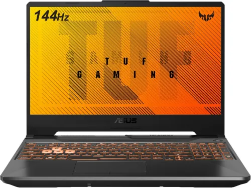 Лаптоп, Asus TUF F15 FX506LHB-HN324 , Intel i5-10300H 2.5 GHZ (8M cache, up to 4.5GHz 4, cores), 15.6" FHD AG (1920x1080)144Hz, 16GB DDR4 2933MHz (1x8 GB), PCIE NVME 512GB M.2 SSD, NVIDIA GeForce GTX1650 4GB GDDR6, WiFi 6, RGB Illum. Kbd, no OS, Black