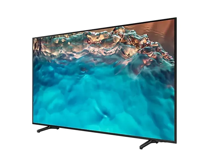 Телевизор, Samsung 43" 43BU8072 4K UHD LED TV, SMART, Crystal Processor 4K, 2200 PQI, HDR 10+, Mega Contrast, Q-Symphony, Dolby Digital Plus , 3xHDMI, 2xUSB, Wi-Fi 5, Bluetooth 5.2, Frameless, Tizen, Black - image 1