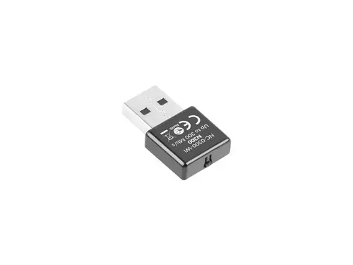 Адаптер, Lanberg Wireless Network Card USB NC-0300-WI N300 2x Internal Antenna - image 1