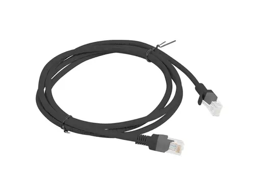 Кабел, Lanberg patch cord CAT.6 1.5m, black - image 1