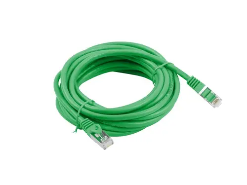 Кабел, Lanberg patch cord CAT.6 FTP 5m, green - image 1