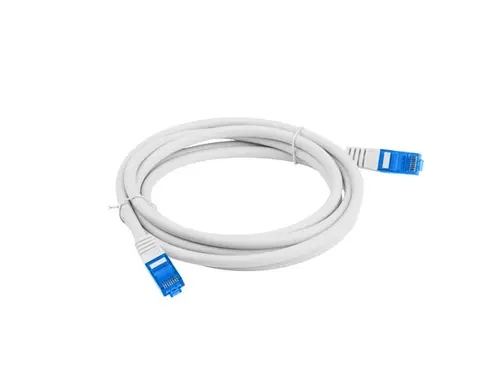 Кабел, Lanberg patch cord CAT.6A FTP LSZH CCA 3m Fluke Passed, grey - image 2