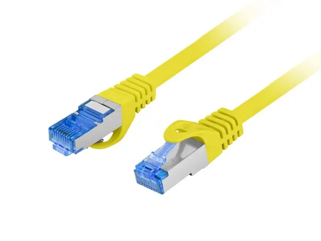 Кабел, Lanberg patch cord CAT.6A FTP LSZH CCA 3m Fluke Passed, yellow
