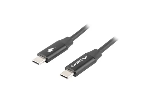 Кабел, Lanberg USB-C M/M 2.0 cable 1.8m Quick Charge 4.0, black