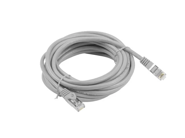 Кабел, Lanberg patch cord CAT.6 FTP 10m, grey - image 1