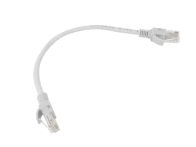 Кабел, Lanberg patch cord CAT.6 UTP 0.25m, grey - image 1