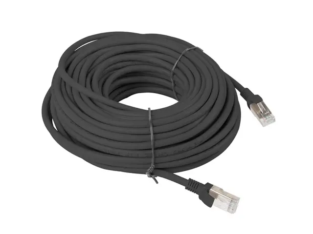 Кабел, Lanberg patch cord CAT.6 20m, black - image 1
