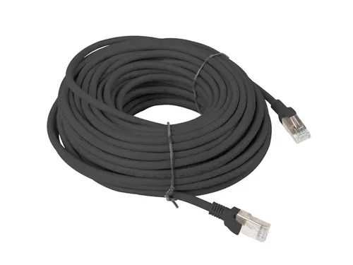 Кабел, Lanberg patch cord CAT.6 20m, black - image 1