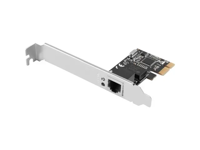 Placă de rețea, Lanberg placă de interfață de rețea PCI-express gigabit ethernet RTL8111C low profile - image 1