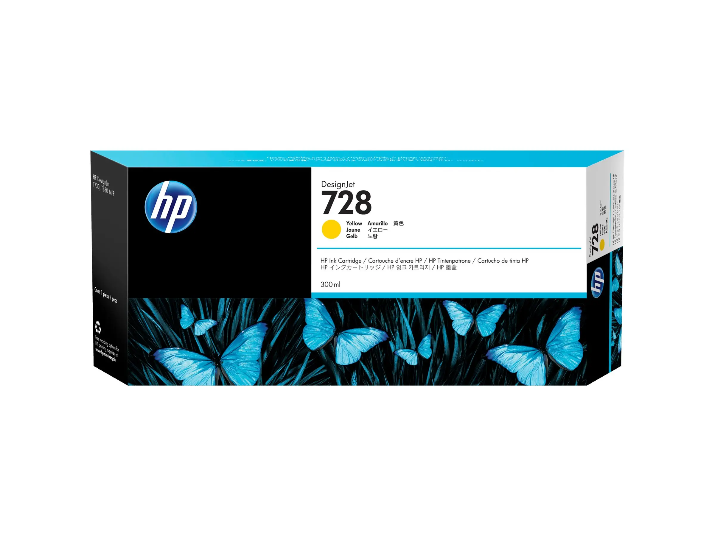 Консуматив, HP728 300-ml Yellow InkCart