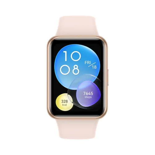Часовник, Huawei Watch Fit 2, Sakura Pink, Yoda-B19V, 1.74" AMOLED 336x480. BT 5.2, Silicone Strap