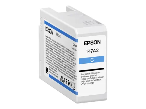 Consumabil, Epson Singlepack Cyan T47A2 UltraChrome Pro 10 cerneală 50ml - 1