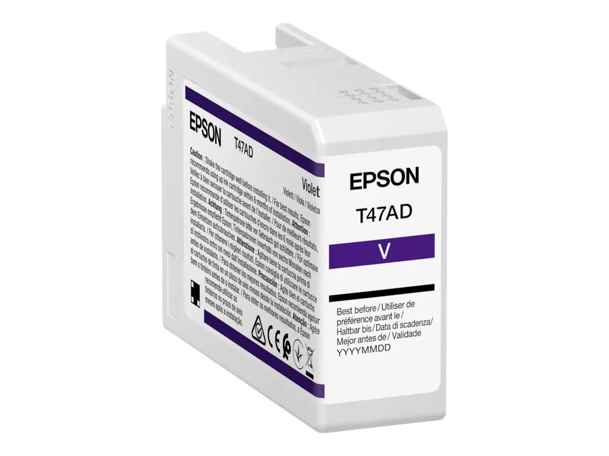 Консуматив, Epson Singlepack Violet T47AD UltraChrome Pro 10 ink 50ml