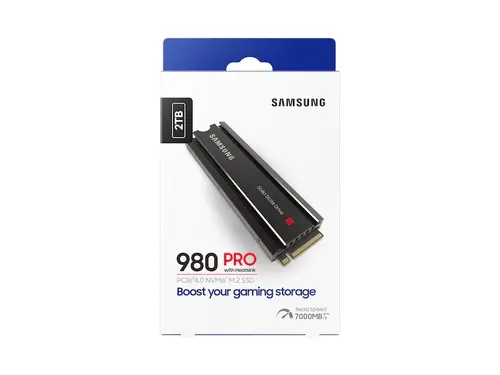 Твърд диск, Samsung SSD 980 PRO Heatsink 2TB Int. PCIe Gen 4.0 x4 NVMe 1.3c, V-NAND 3bit MLC, Read up to 7000 MB/s, Write up to 5100 MB/s, Elpis Controller, Cache Memory 2GB DDR4 - image 4