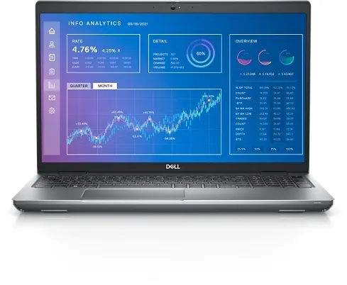 Лаптоп, Dell Precision 3571, Intel Core i7-12800H Vpro (24M Cache, up to 4.8 GHz), 15.6" FHD (1920x1080) AG, 16GB 4800MHz DDR5, 512GB SSD PCIe M.2, NVIDIA T600 4GB, Wi-Fi 6, BT 5.1, Backlit Bg Kbd, Windows 11 Pro, 3Yr BOS - image 2