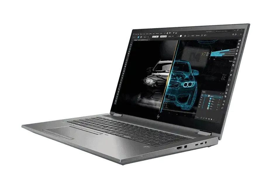 Лаптоп, HP ZBook Fury 17 G8, Core i9-11950H(2.1GHz, up to 5GHz/24MB/8C), 17.3" FHD UWVA AG 300nits, 32GB 3200Mhz 2DIMM, 1TB PCIe SSD SED OPAL2, M.2 Carrier Cage, WiFi 6AX201+BT 5, NVIDIA RTX A3000 6GB, Backlit Kbd, NFC, FPR, 8C Long Life, Win 10 Pro - image 2