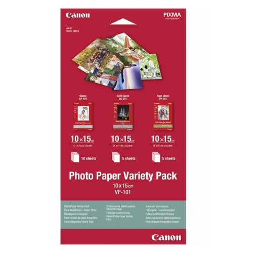 Хартия, Canon Photo Paper Variety Pack 10x15cm VP-101