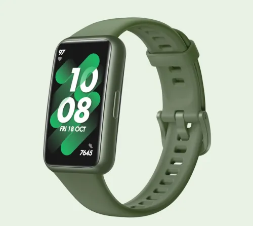 Фитнес гривна, Huawei Band 7, Wilderness Green,  Leia B19, 1.47", AMOLED, 194x368, BT 5.0, Silicone Strap - image 2