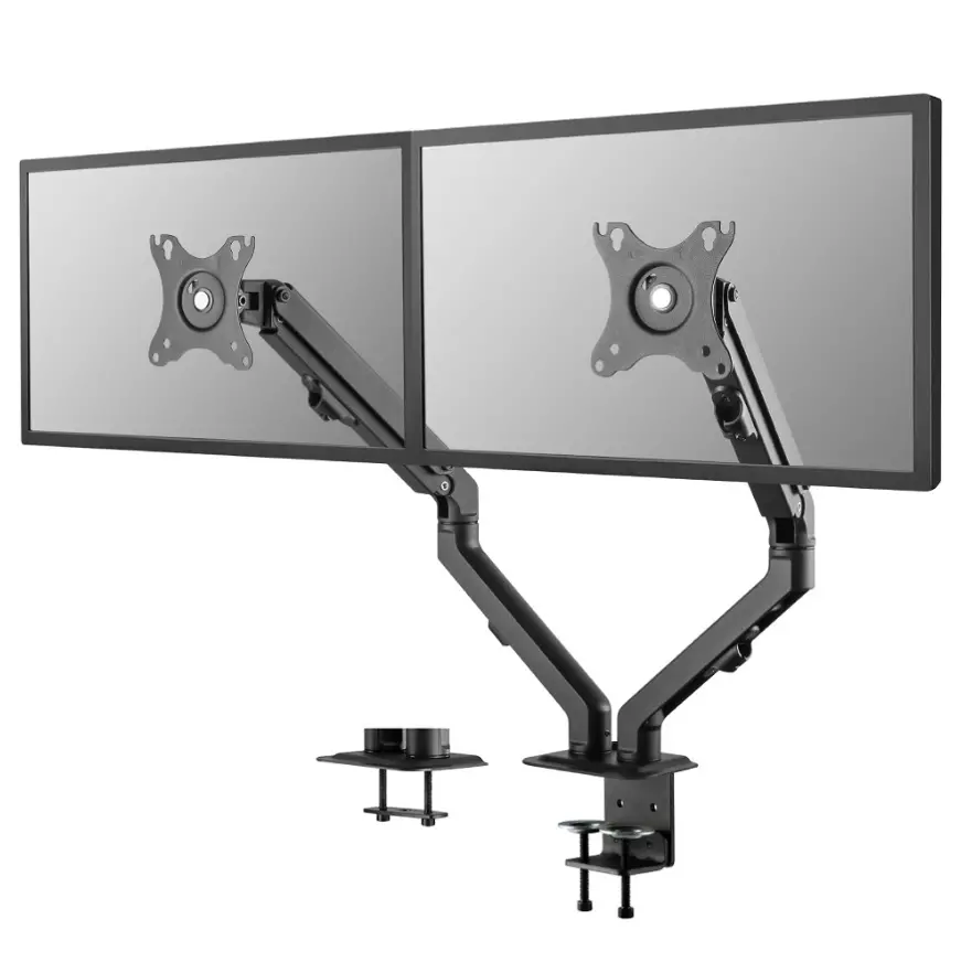 Стойка, Neomounts Flat Screen Desk Mount (stand/grommet) for 2 screens - image 2
