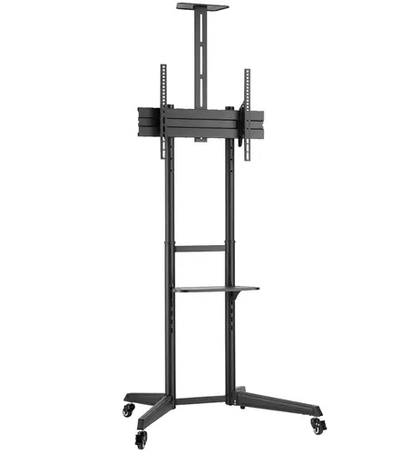 Стойка, Neomounts Mobile Floor Stand incl. AV- and cam shelf (height adjustable: 128,5-145 cm) - image 2