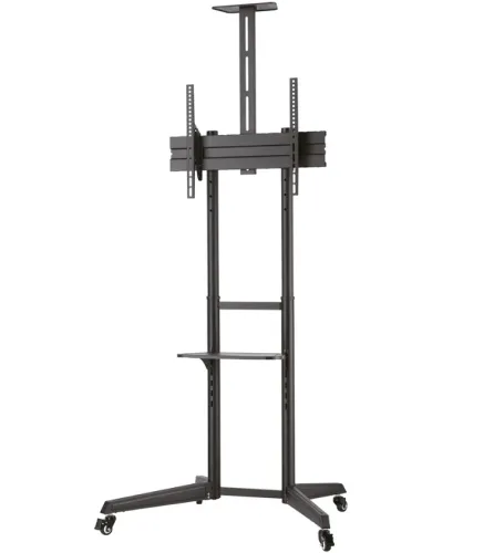 Стойка, Neomounts Mobile Floor Stand incl. AV- and cam shelf (height adjustable: 128,5-145 cm)