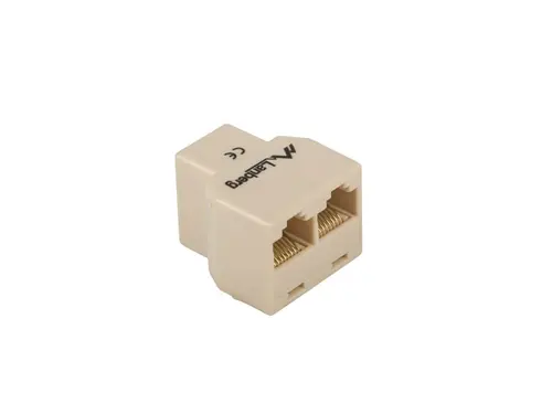 Конектор, Lanberg RJ-45 inline coupler RJ-45->2XRJ-45 - image 1