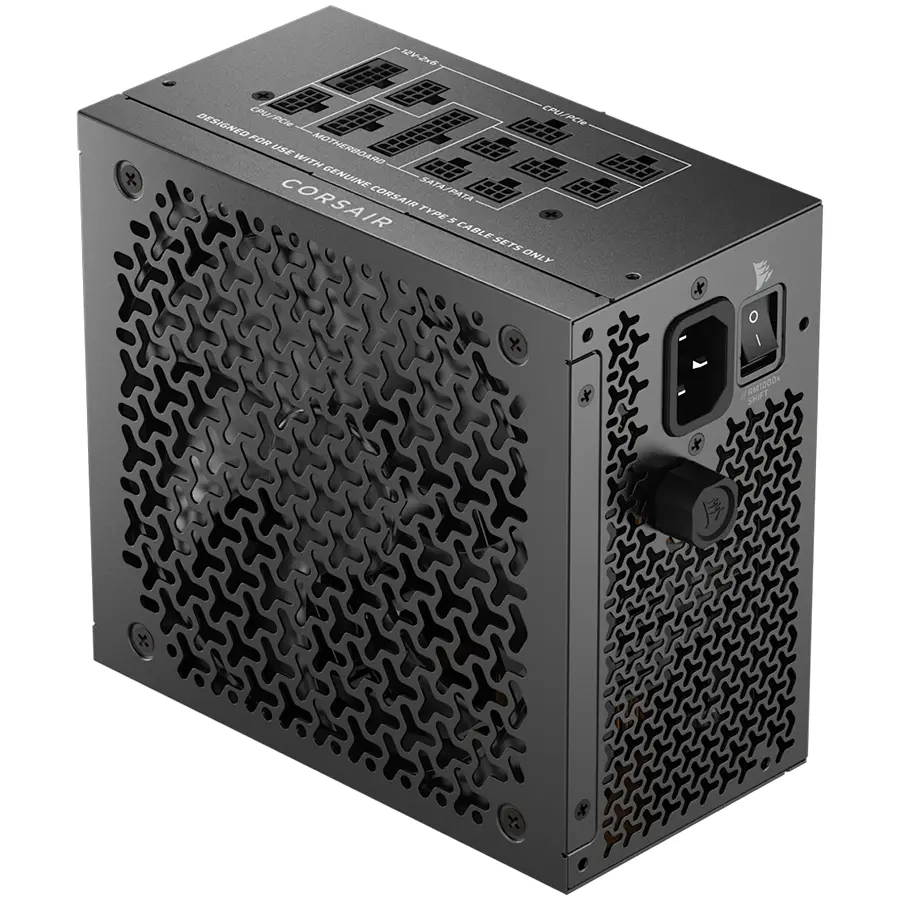 CORSAIR RM1000x SHIFT, 1000 Watt, ATX 3.1, PCIe 5.1, Cybenetics GOLD Certified, Fully modular