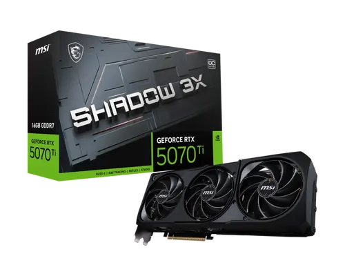 Видео карта, MSI RTX5070TI 16G SHADOW 3X OC - image 4