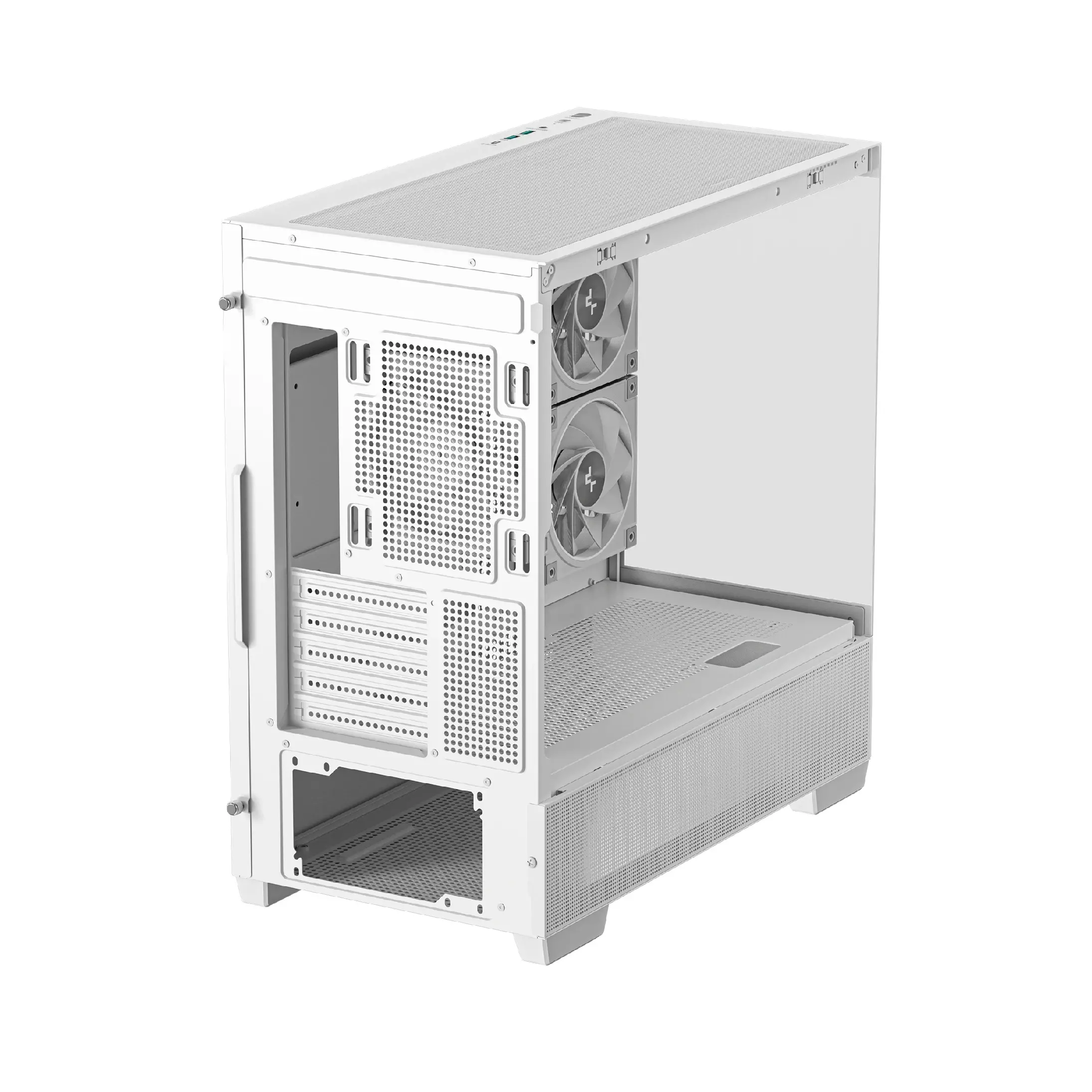 DeepCool кутия Case ATX - CG380 3F WH - 3 ARGB Fans, USB-C - image 5