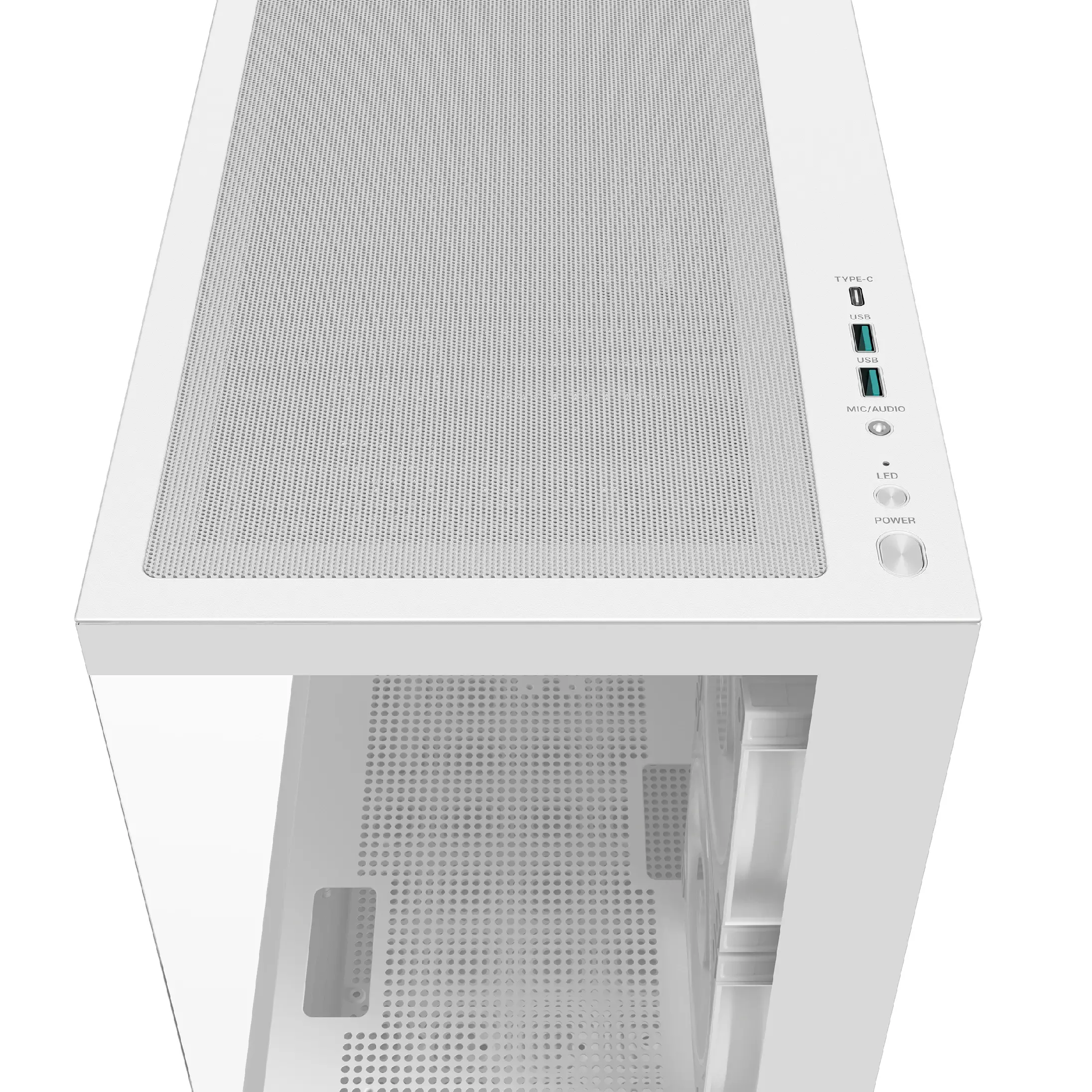 DeepCool кутия Case ATX - CG380 3F WH - 3 ARGB Fans, USB-C - image 6